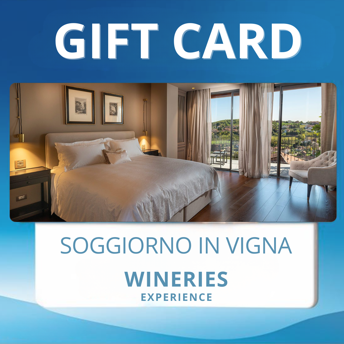 Gift Card Soggiorno in vigna - Cofanetto Regalo WINERIES