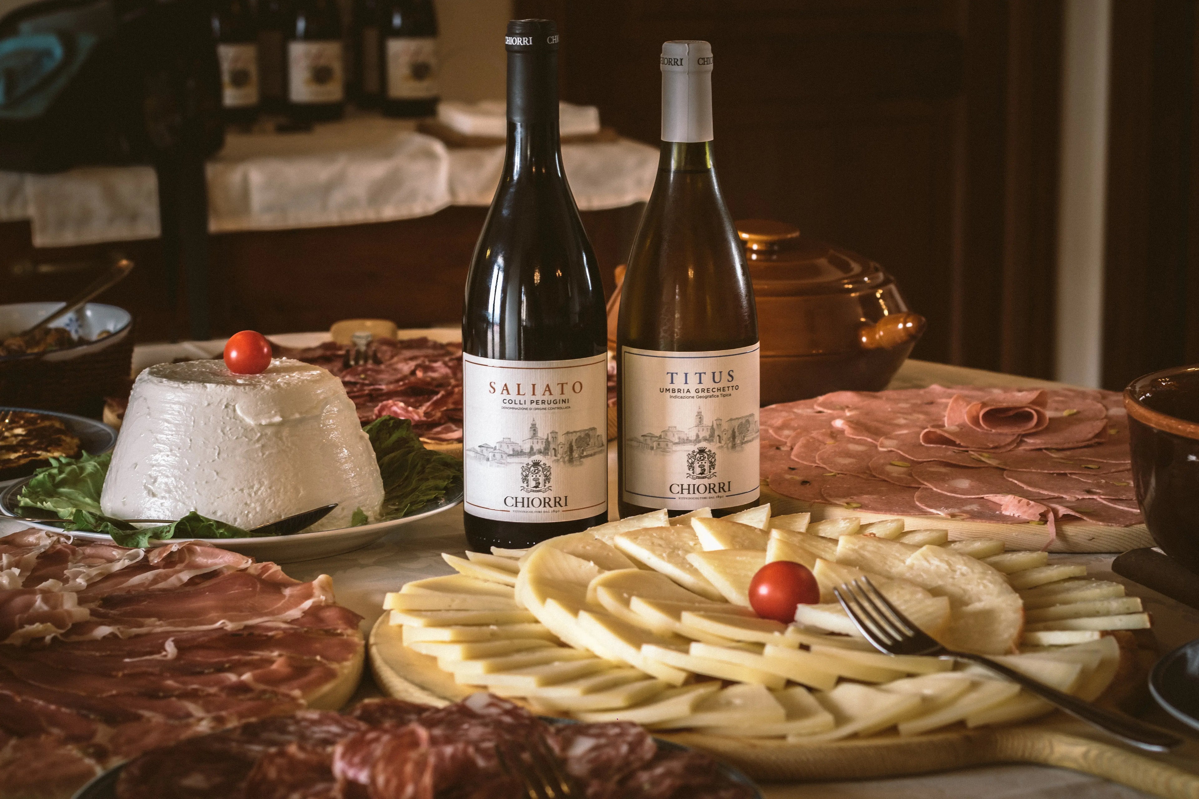 Chiorri - Degustazione classica Umbria Chiorri