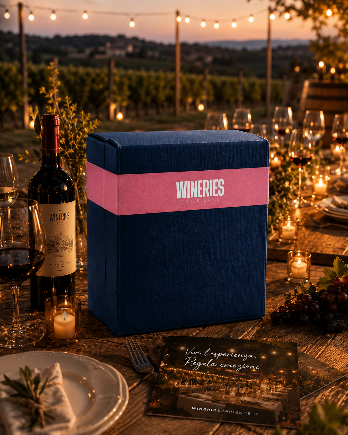 Gift Card Cena in Vigna - Cofanetto Regalo WINERIES